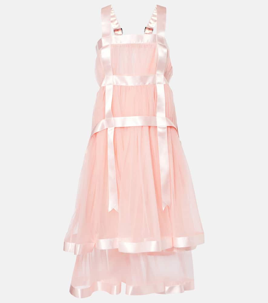noir kei ninomiya tulle midi dress