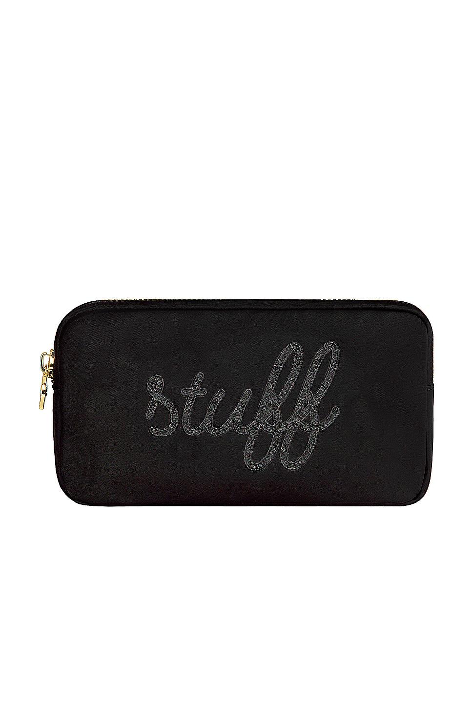 noir stuff embroidered small pouch