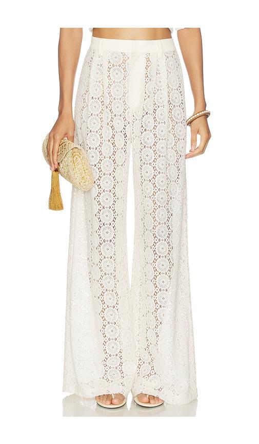 nonchalant label alice pant in ivory.