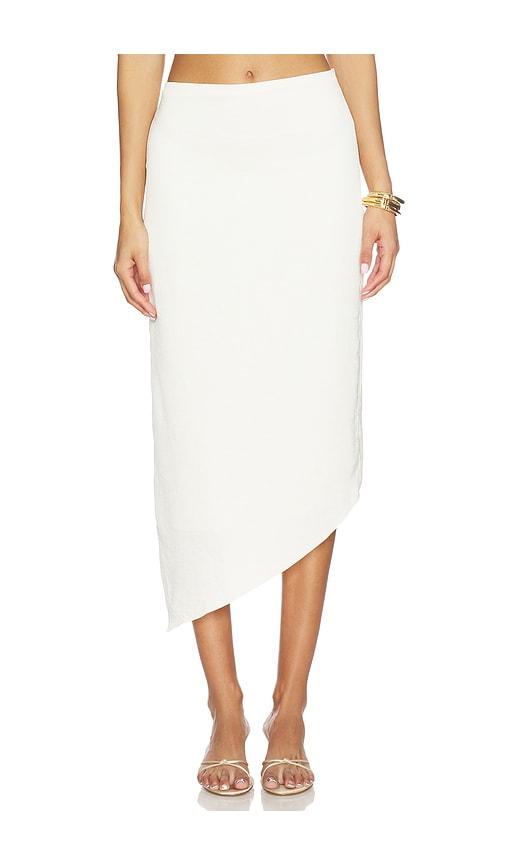 nonchalant label belinda skirt in cream.