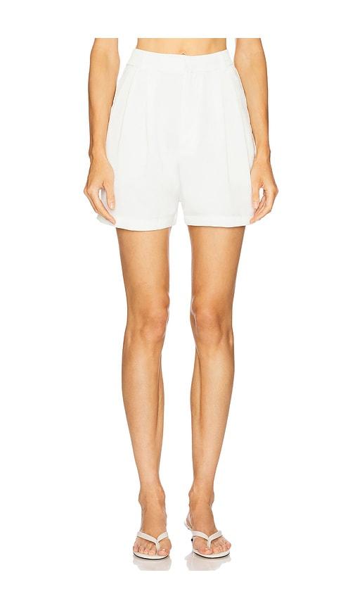 nonchalant label callum short in ivory.