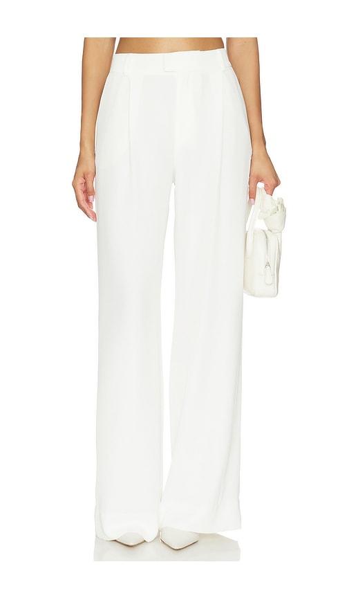 nonchalant label claudia pant in white.