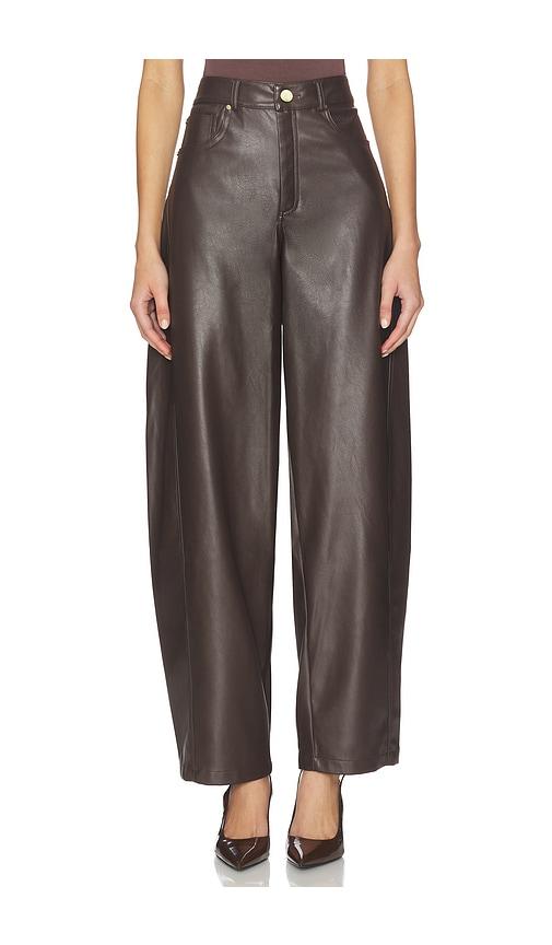 nonchalant label lennon pant in chocolate.