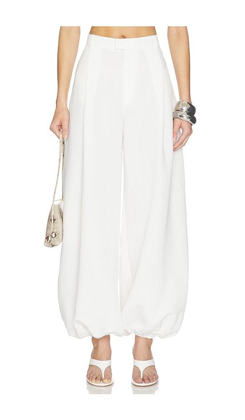 nonchalant label lexi pant in white.