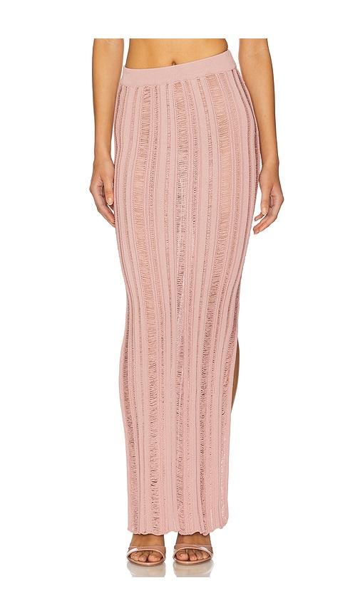 nonchalant label lilia skirt in pink.