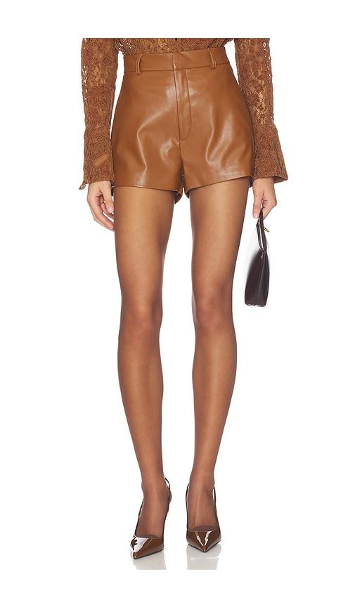 nonchalant label robbie short in cognac.
