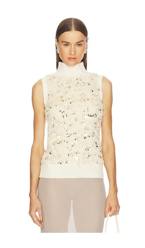 nonchalant label wila top in cream.