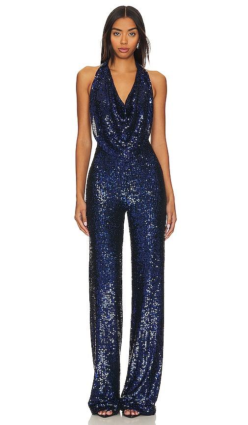 nookie fantasy jumpsuit in navy.