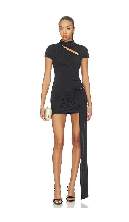 nookie helena mini dress in black.