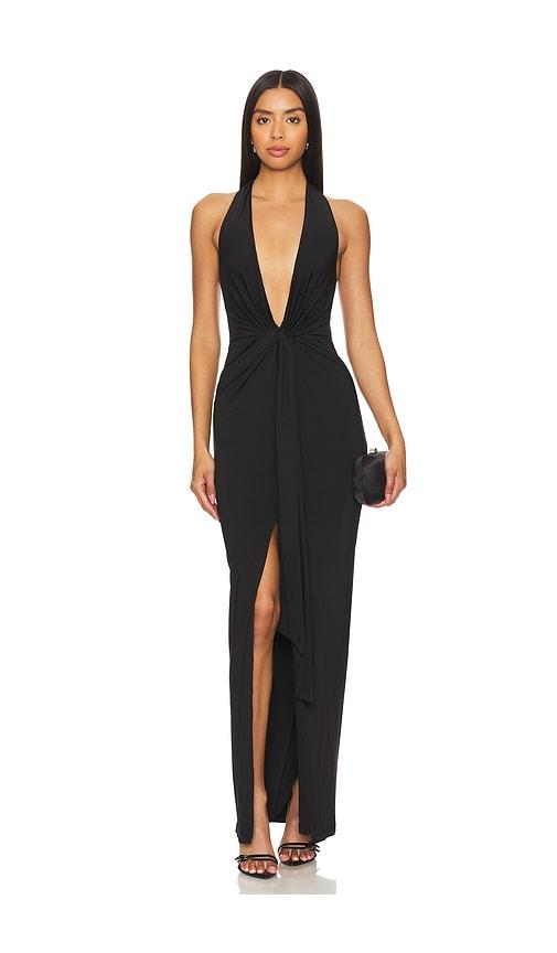 nookie legacy gown in black.