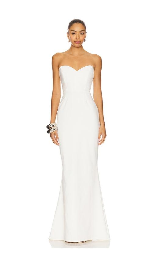 nookie love affair gown in white.