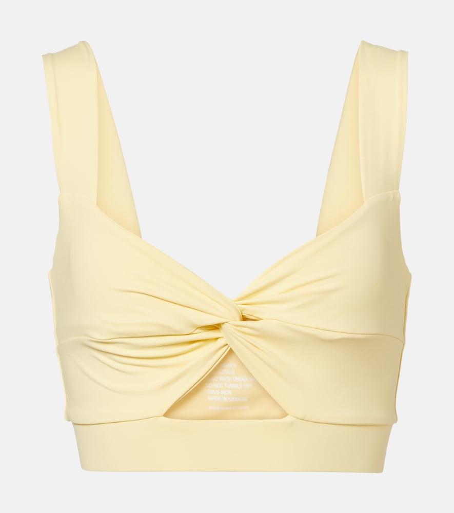norba shell cutout sports bra