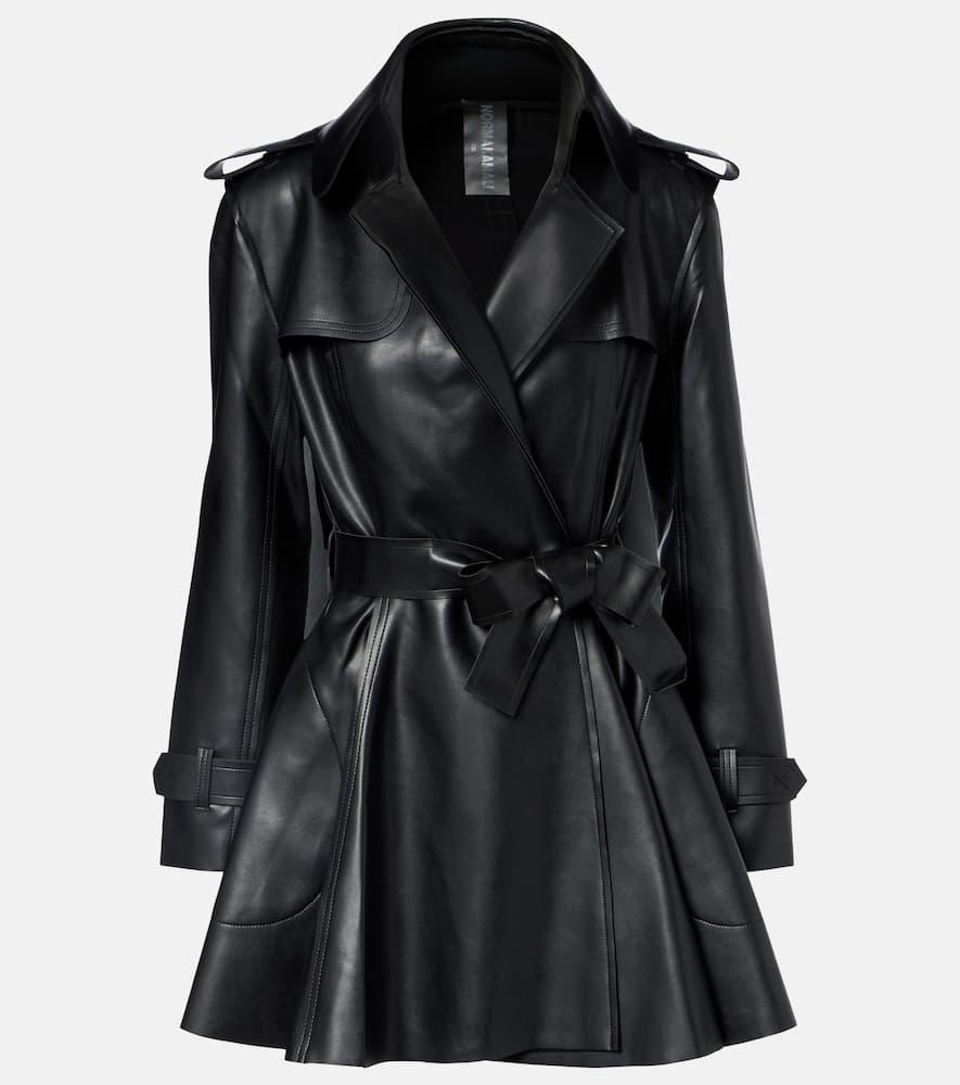 norma kamali belted double