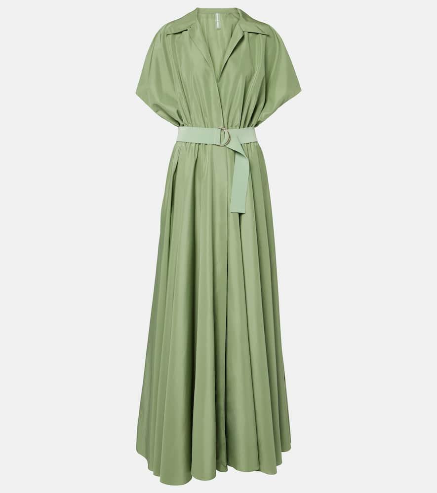 norma kamali belted gown