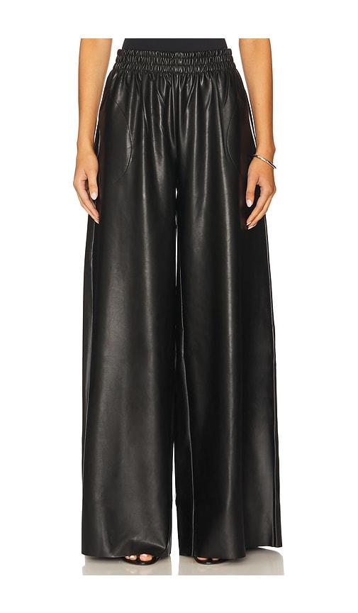 norma kamali boyfriend elephant sweatpant in black.