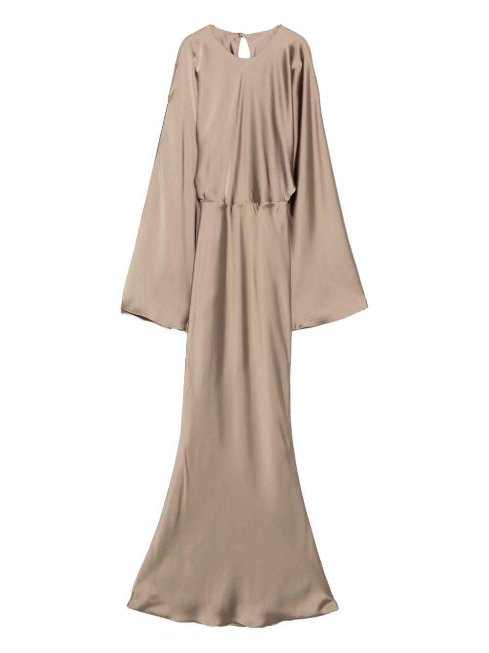 norma kamali crew-neck dress