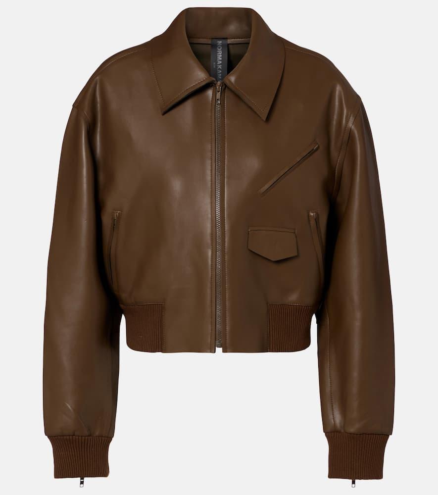 norma kamali cropped blouson