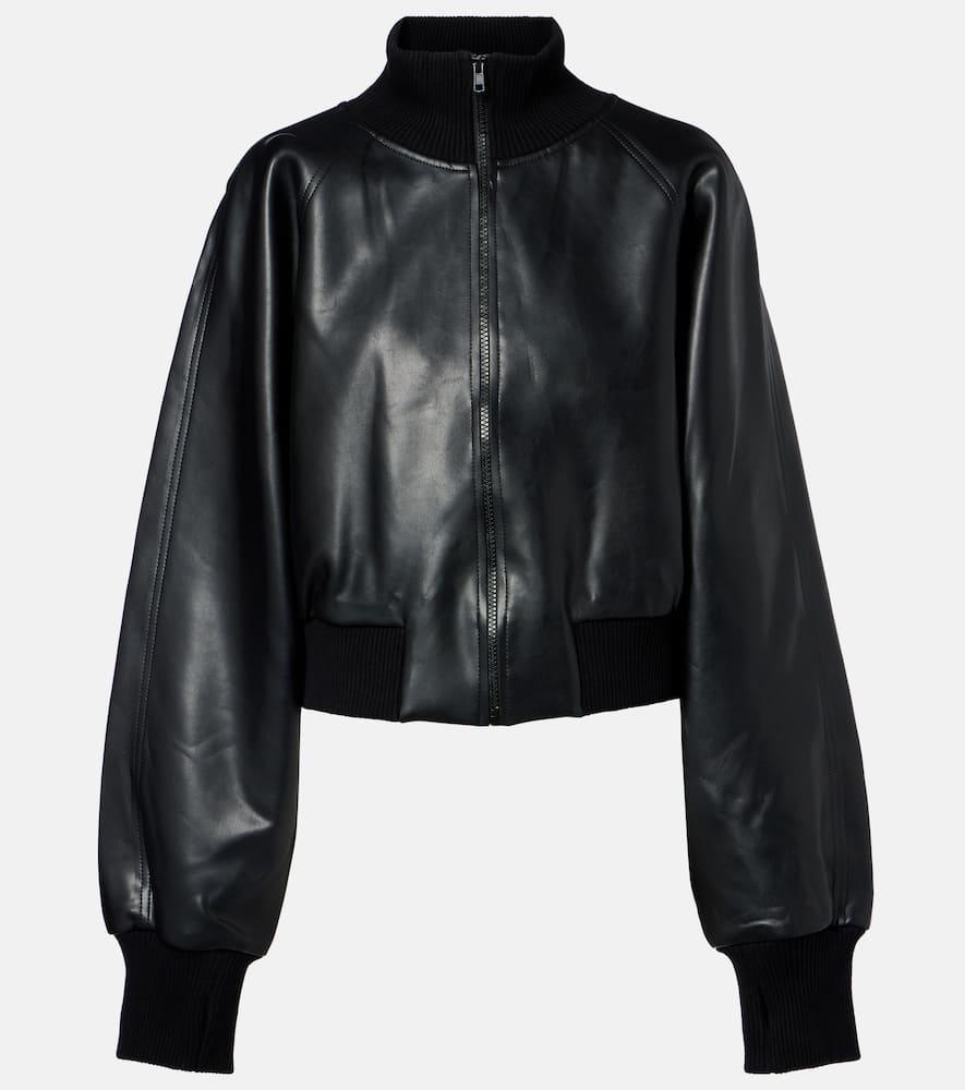 norma kamali cropped bomber jacket