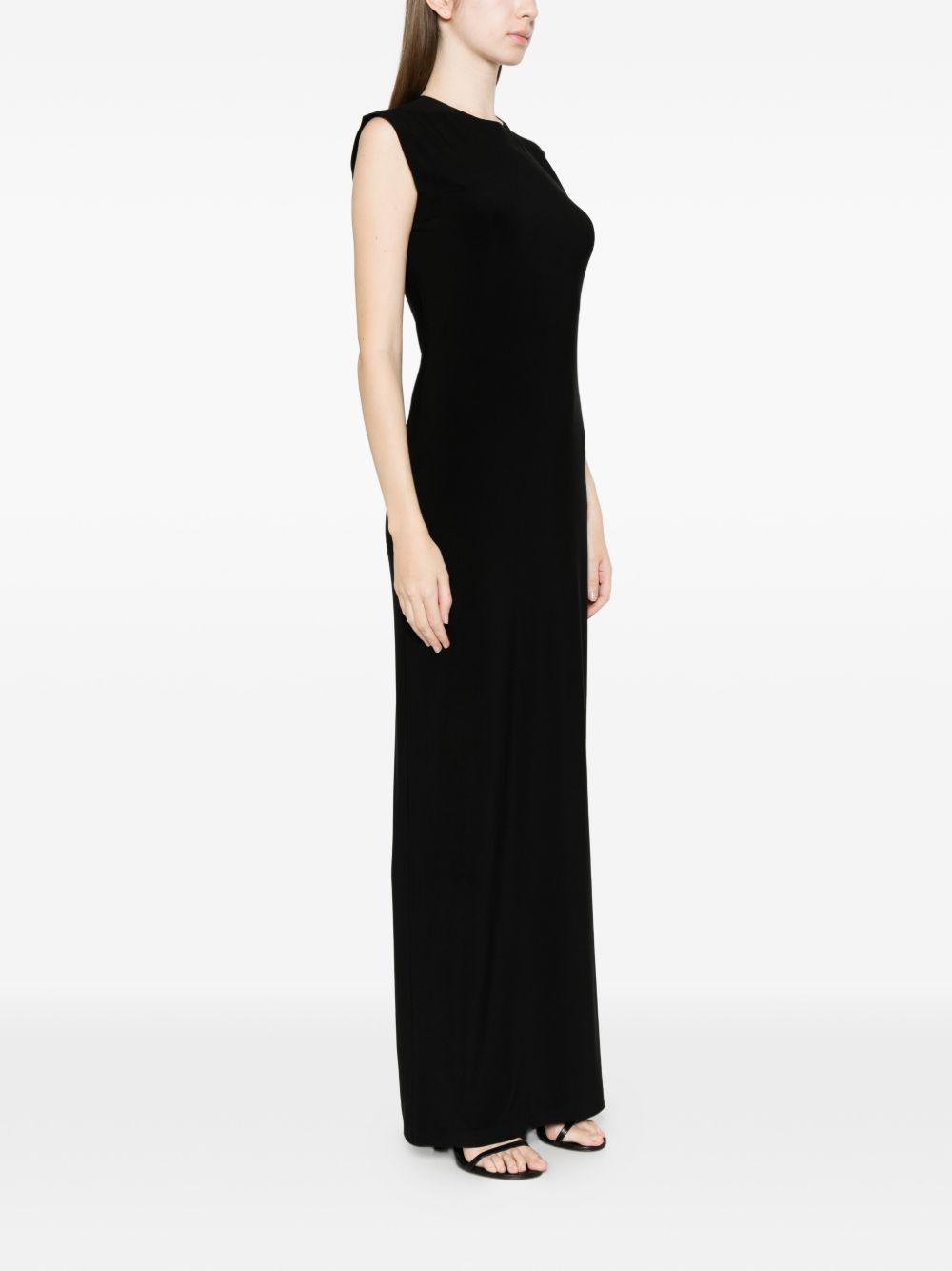 norma kamali dresses black polyester elastane - women