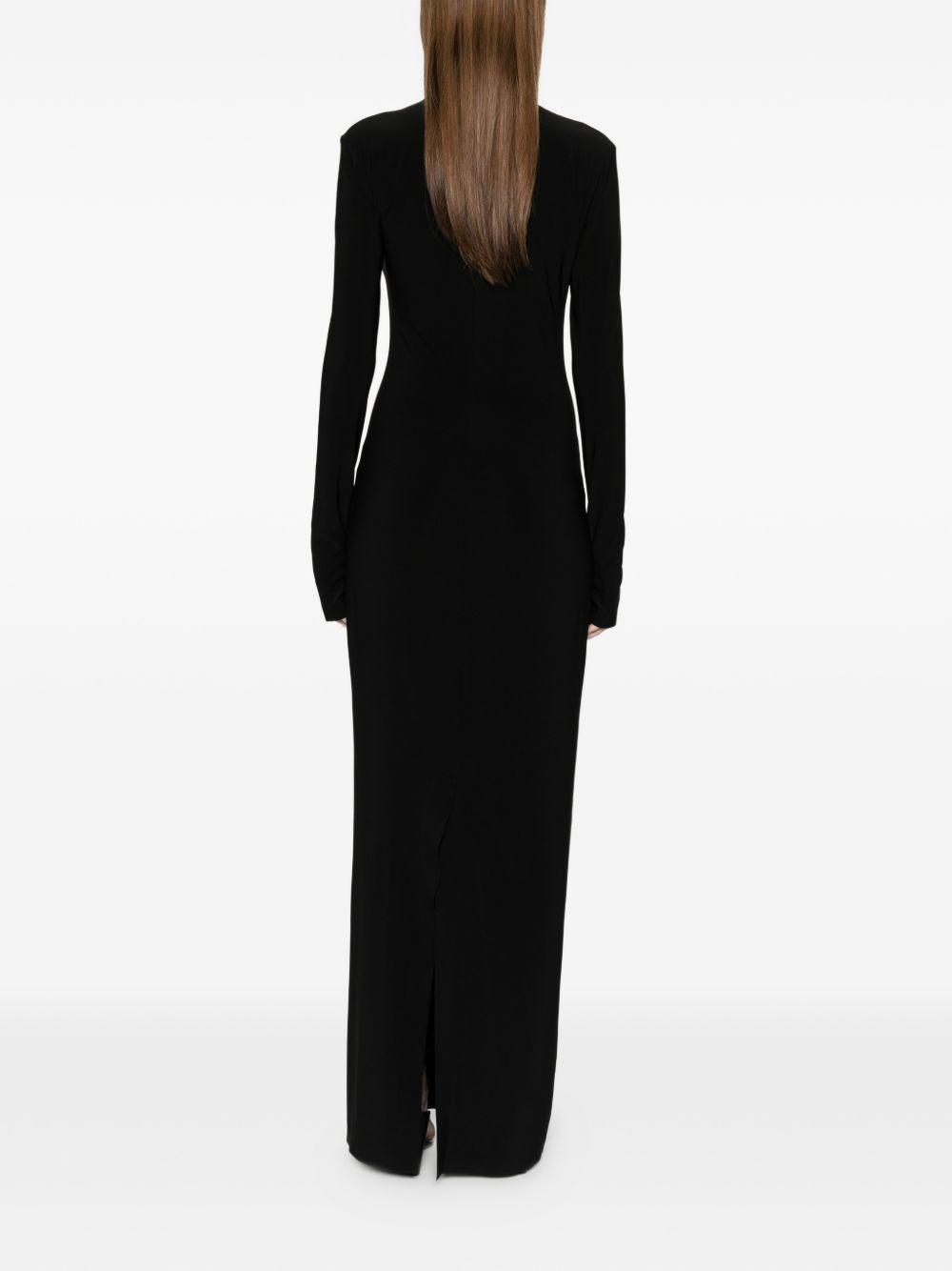 norma kamali dresses black polyester elastane - women