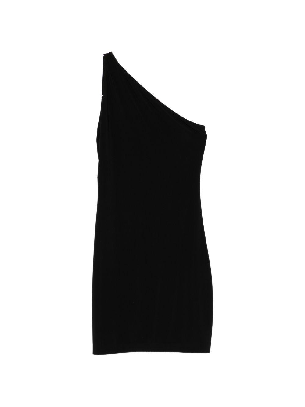 norma kamali dresses black polyester elastane - women
