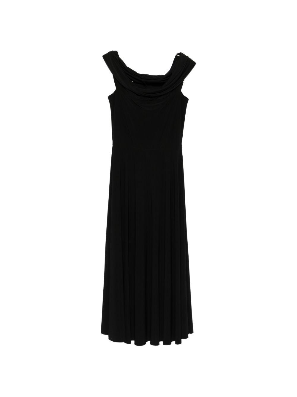 norma kamali dresses black polyester elastane - women