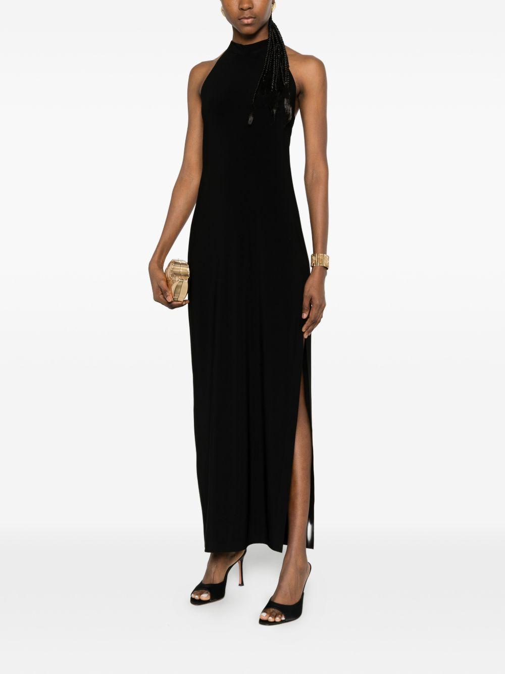 norma kamali dresses black polyester elastane - women