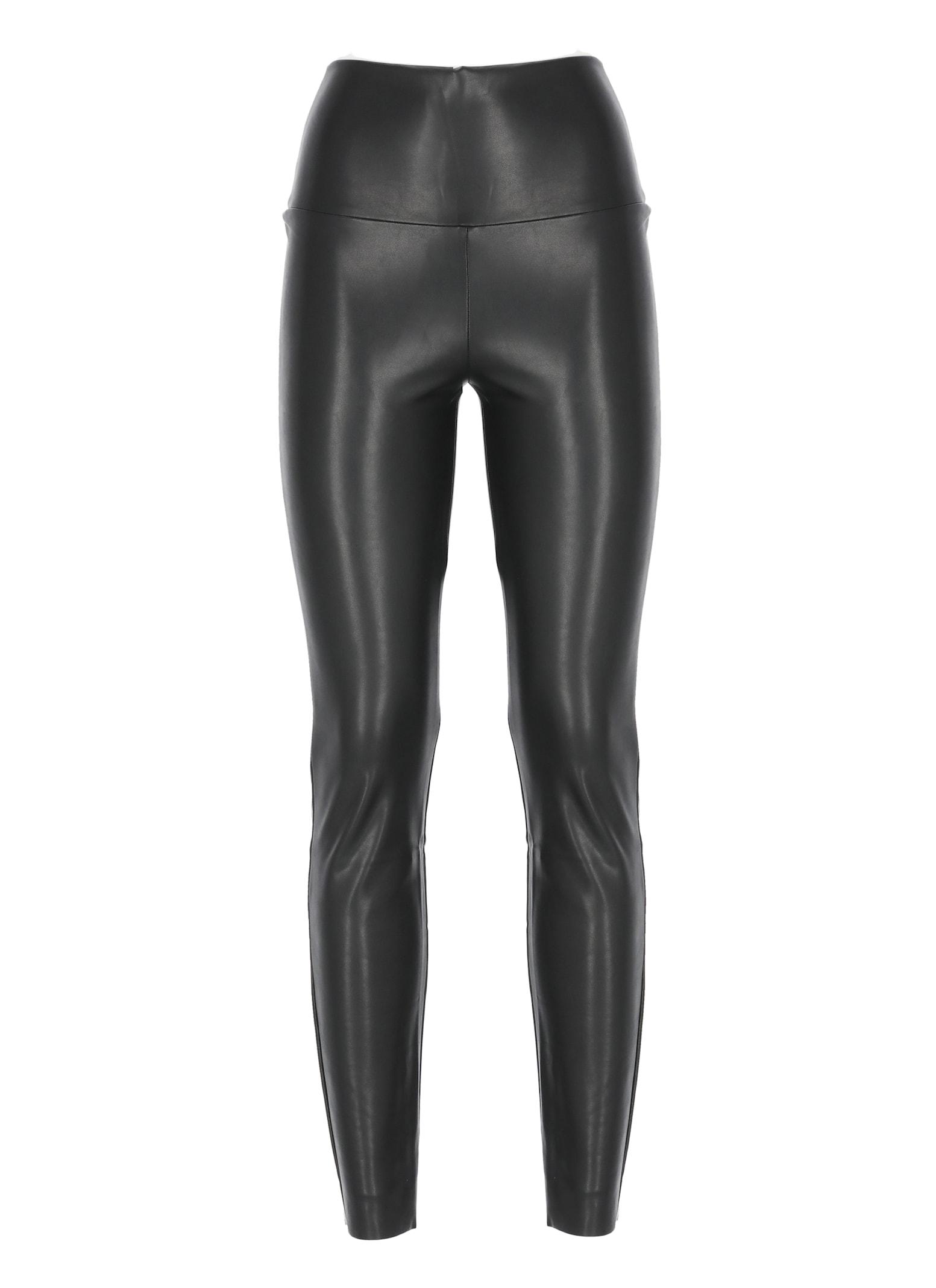 norma kamali eco leather leggings