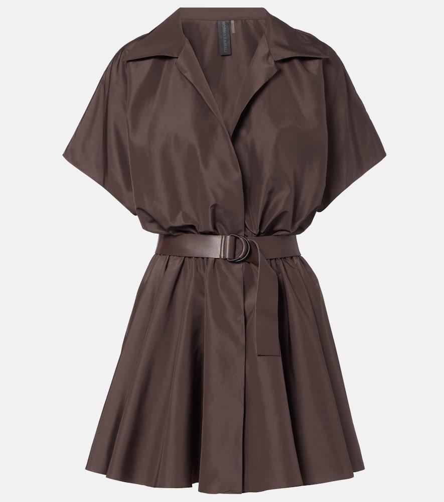 norma kamali flared minidress