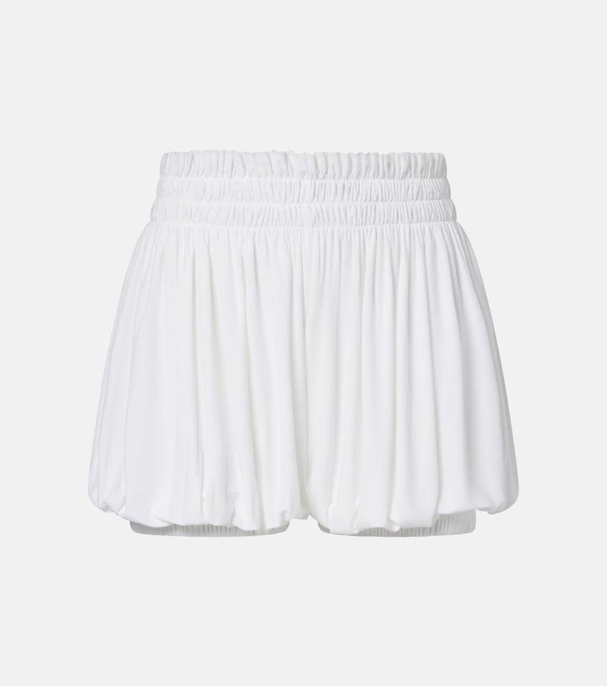 norma kamali gathered shorts