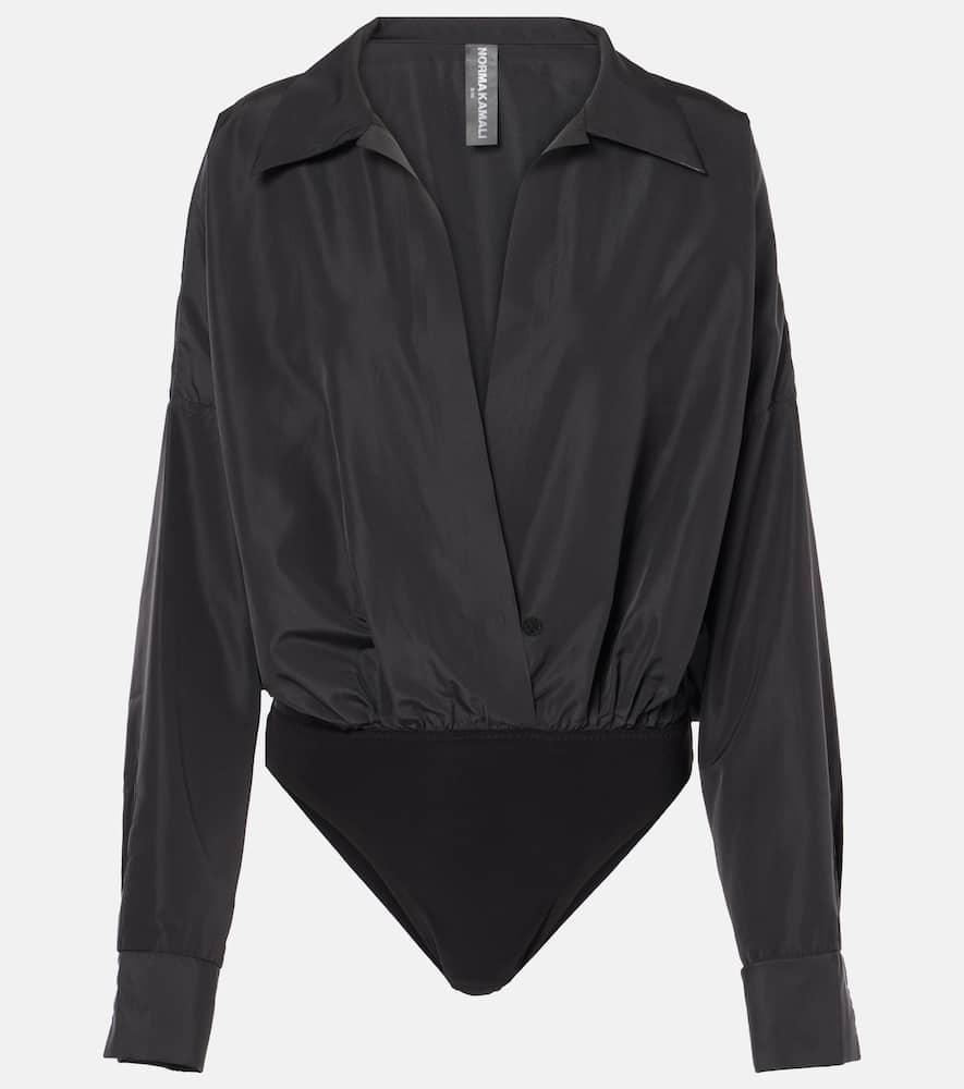 norma kamali habotai bodysuit