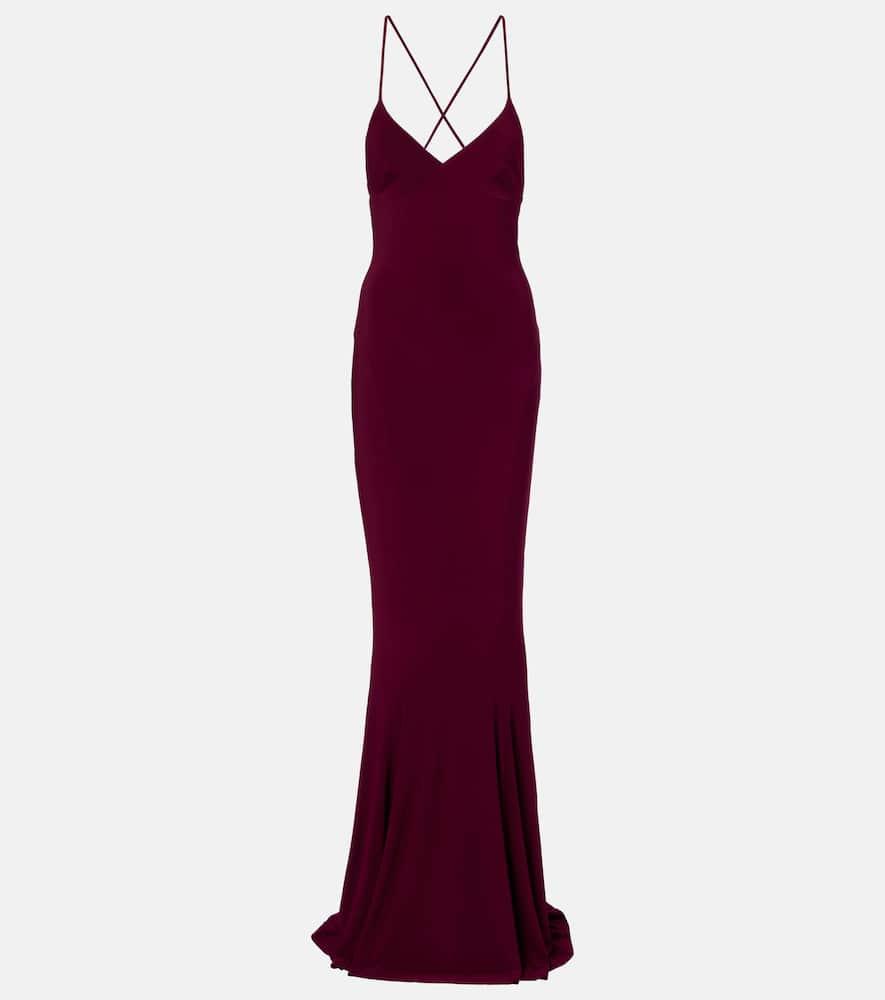 norma kamali jersey gown