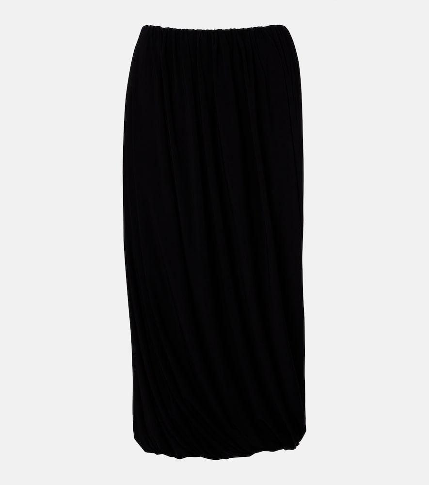 norma kamali jersey midi skirt