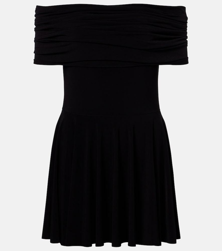 norma kamali jersey minidress