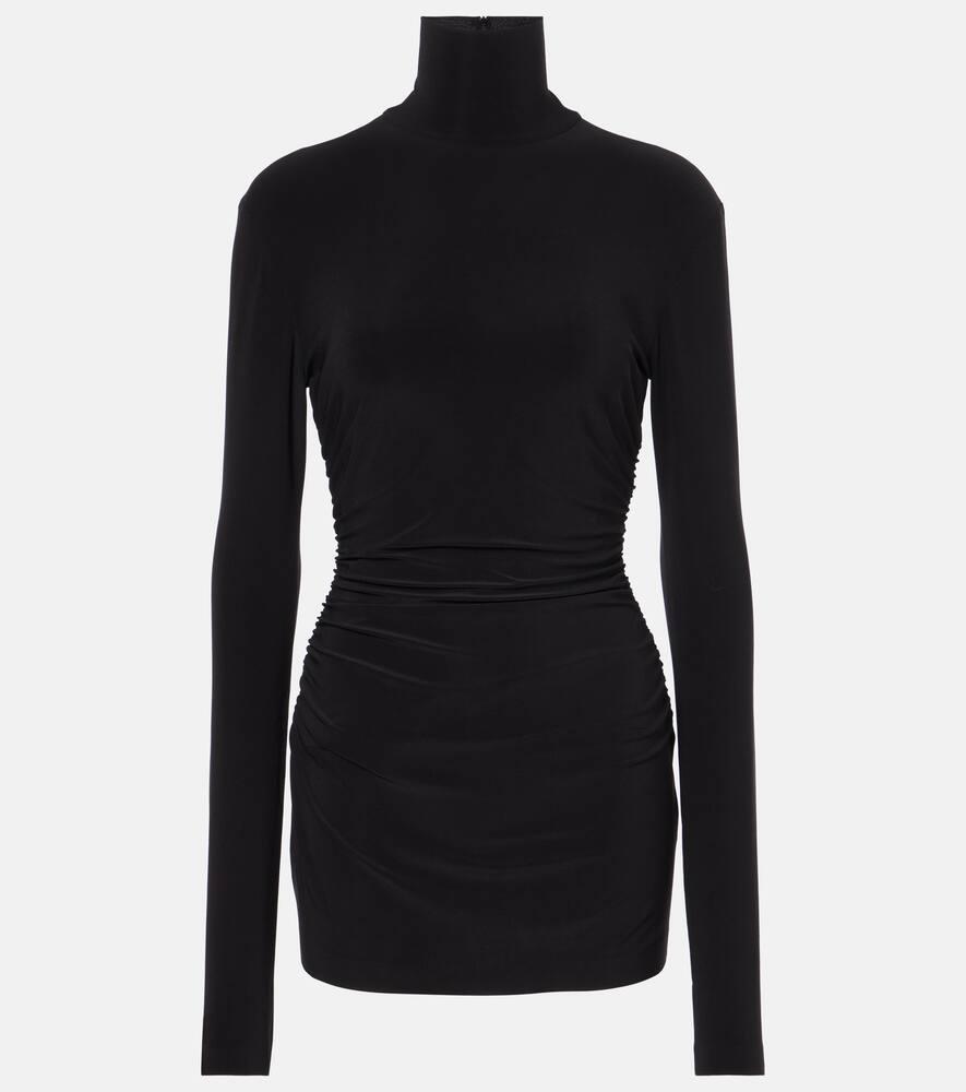 norma kamali jersey minidress