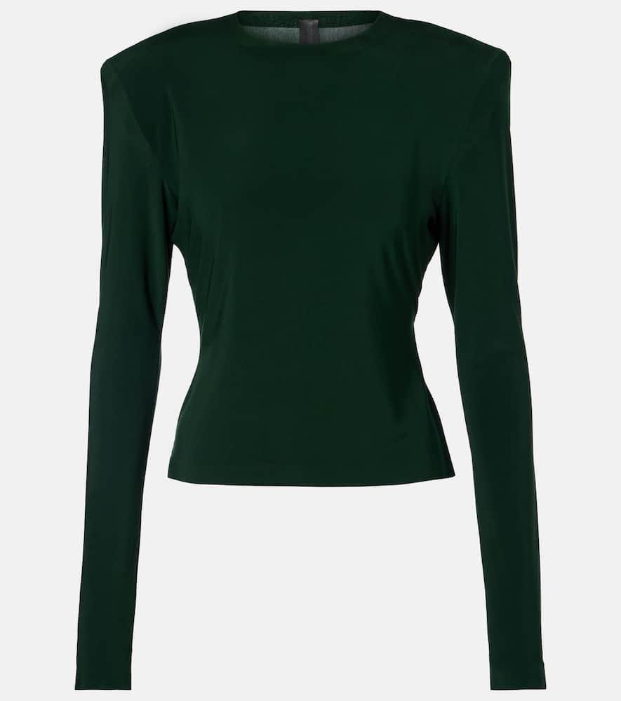 norma kamali jersey top