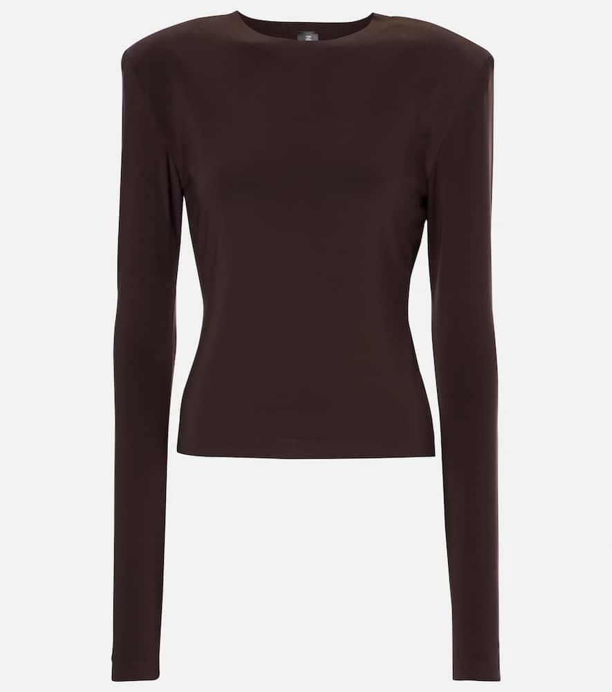 norma kamali jersey top