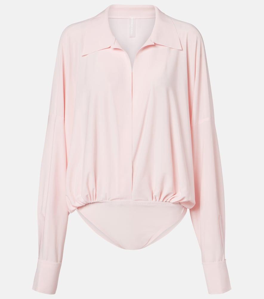 norma kamali oversized bodysuit