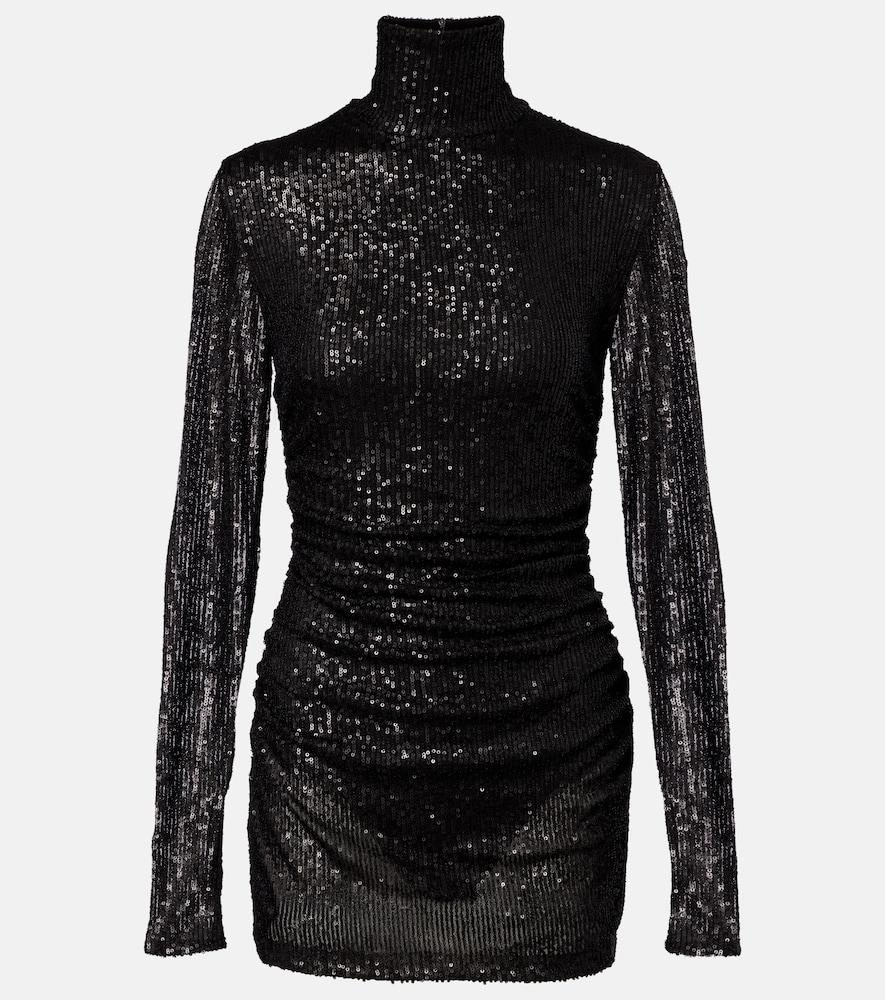 norma kamali pickleball sequined minidress