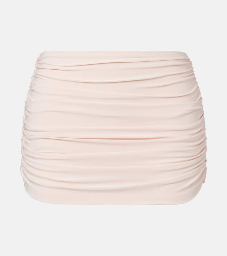 norma kamali ruched bikini bottoms