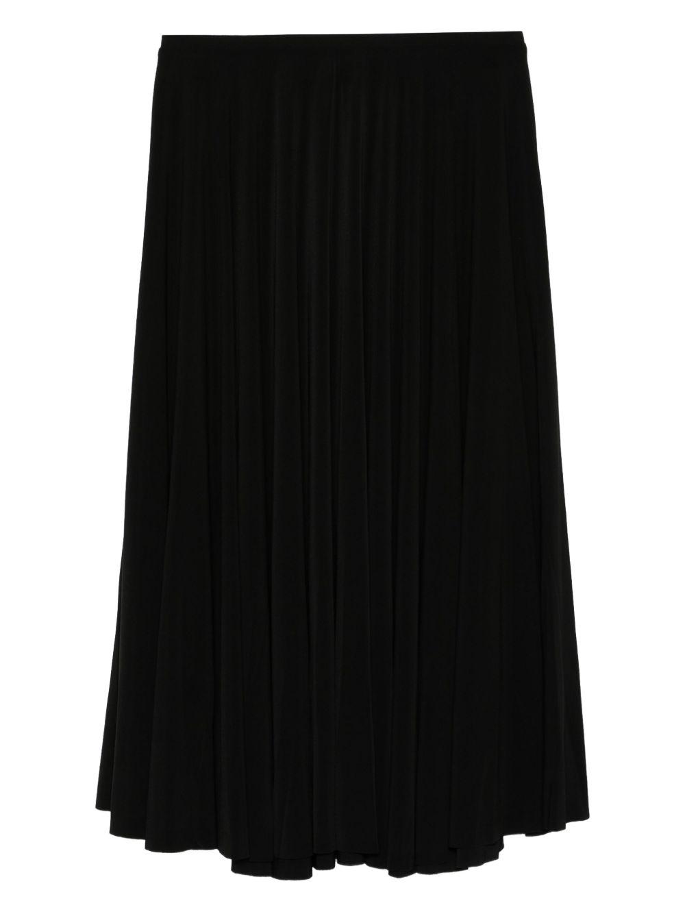 norma kamali skirts black polyester elastane - women