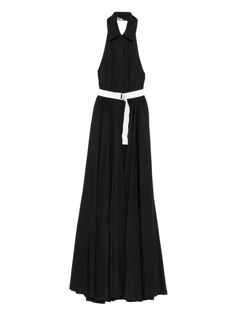 norma kamali sleeveless long dress