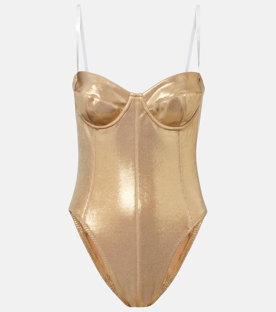 norma kamali strapless bodysuit