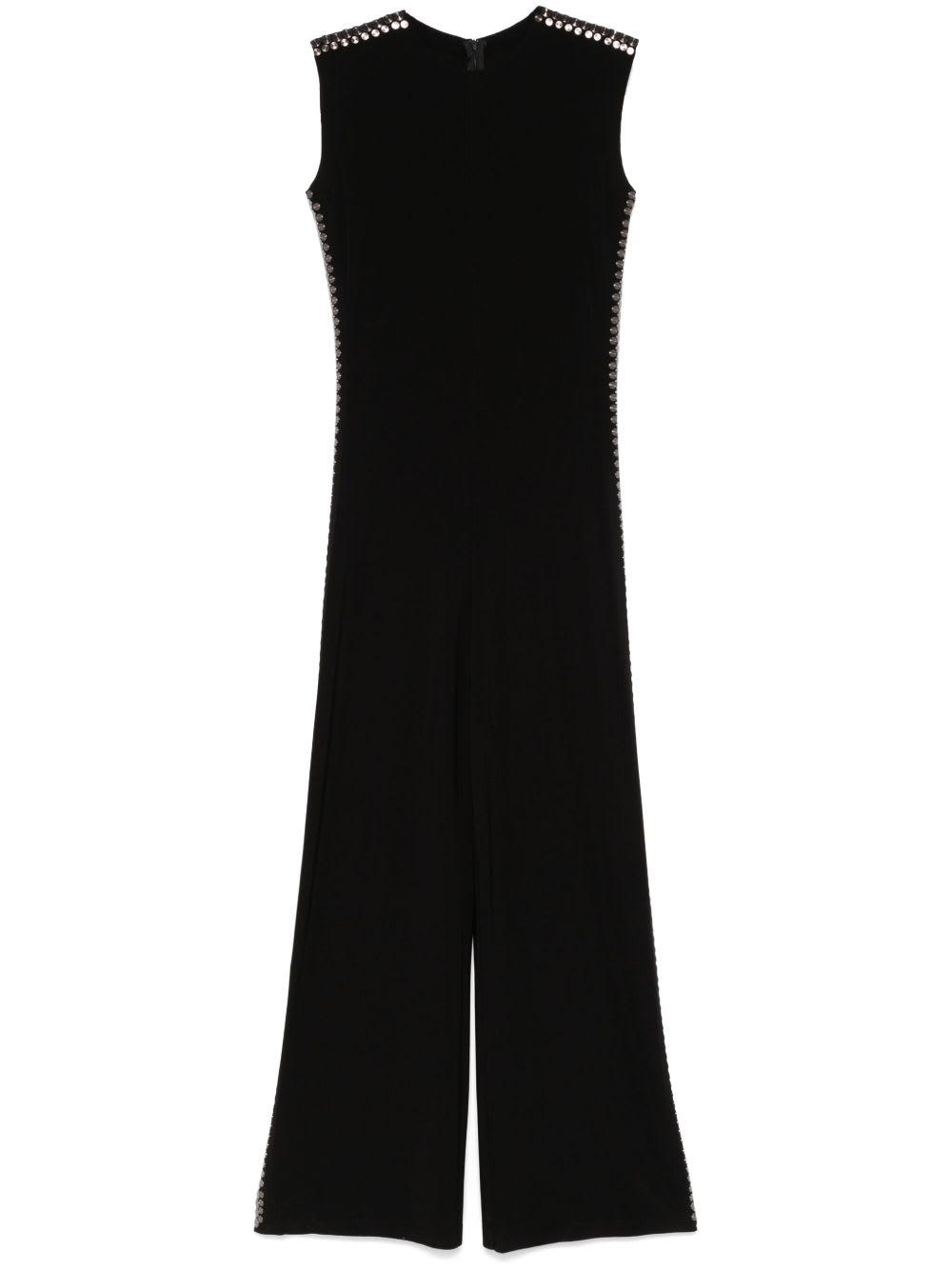 norma kamali studded long jumpsuit