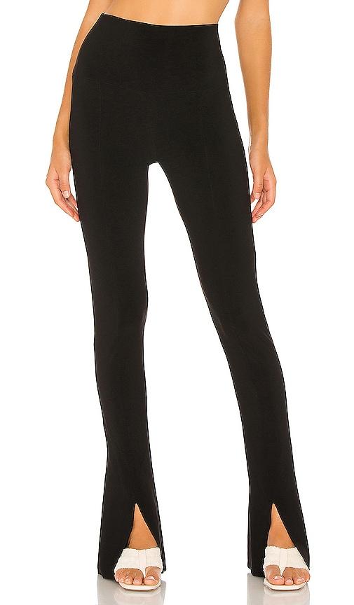 norma kamali x lifestyle spat legging in black.