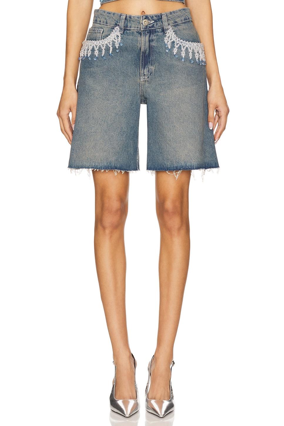 nostalgic sky denim short
