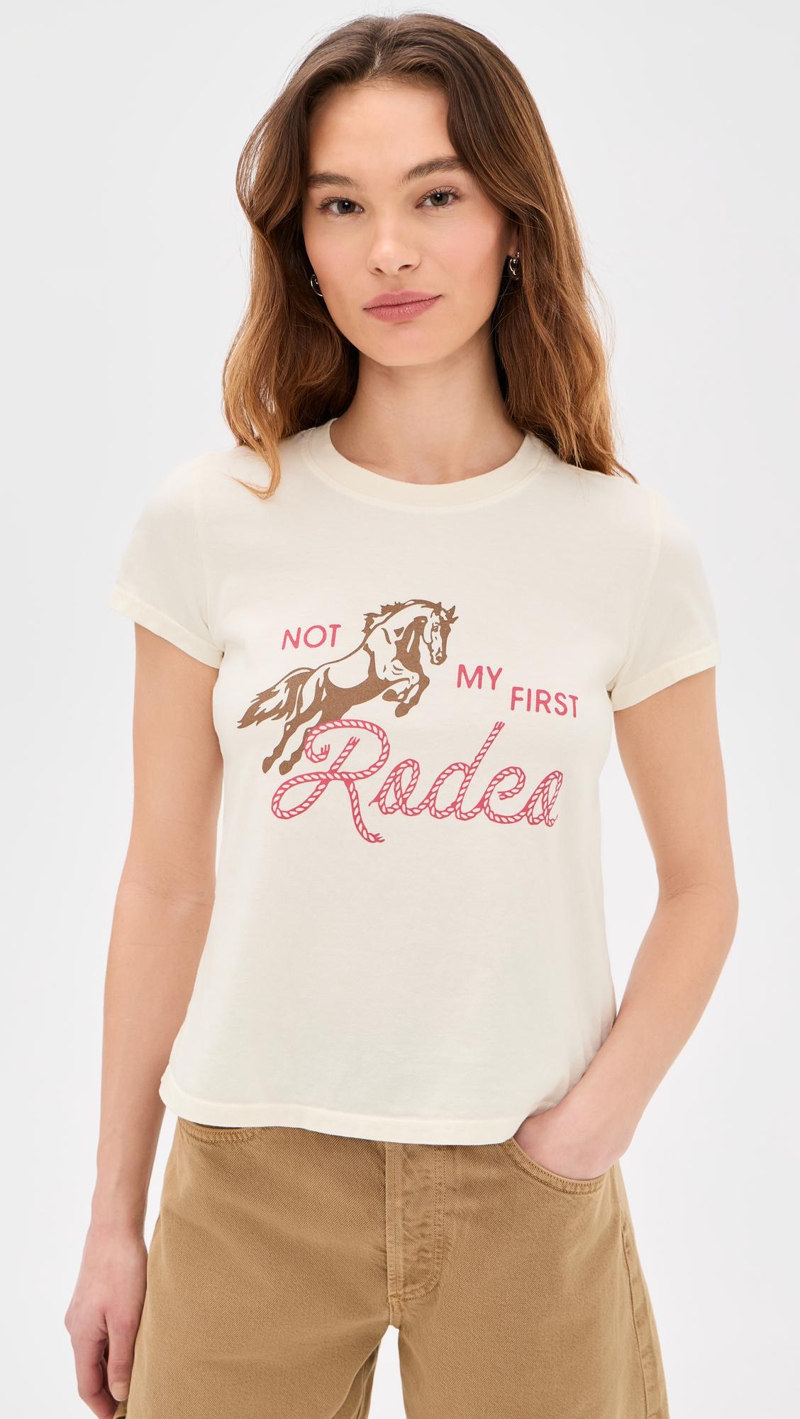 not my first rodeo femme crew tee