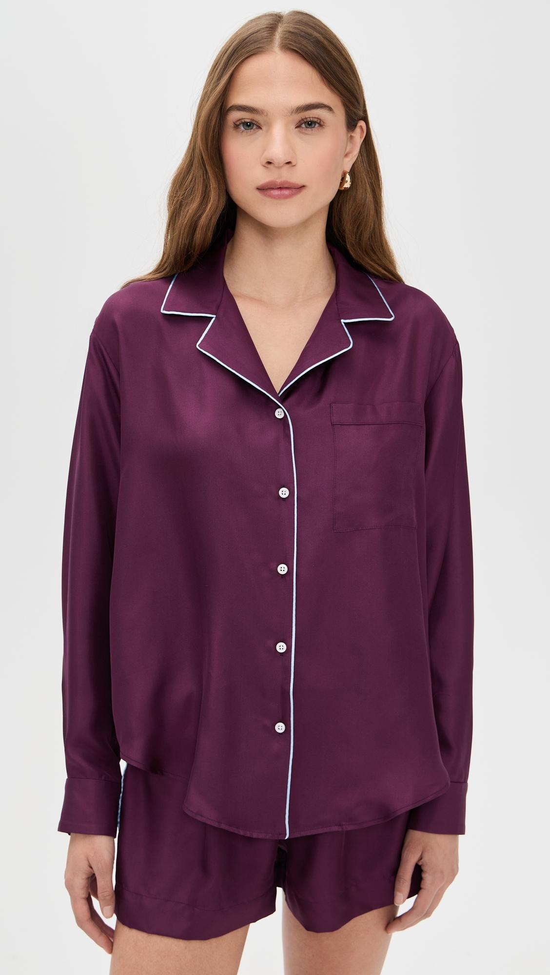 notched collar shirt