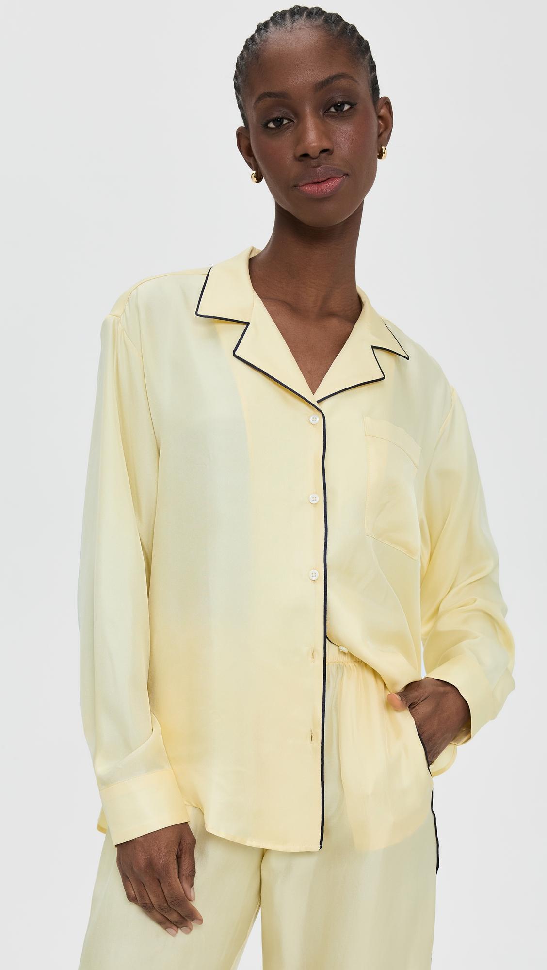 notched collar shirt