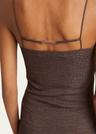 notte crocodile textured midi dress